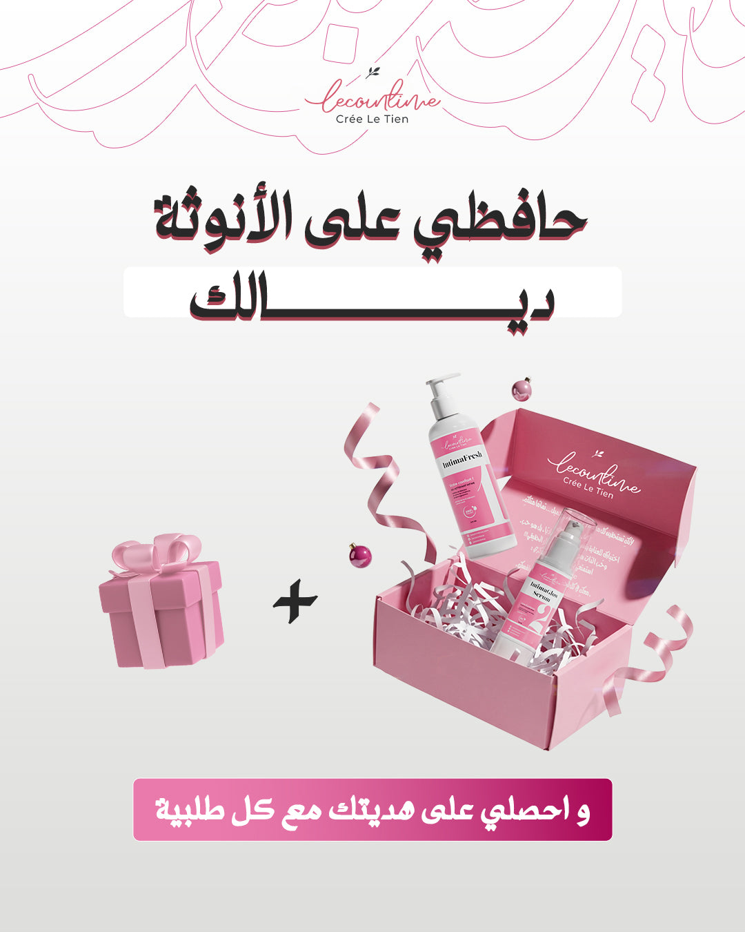 The Intimate Duo مجموعة العناية بالمنطقة الأنثوية.